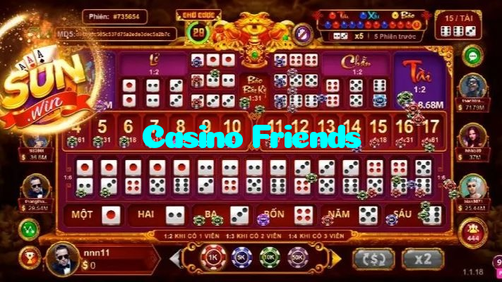 available types of Casino Friends bet including pre-match live express and system bets