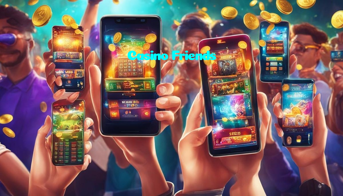 Casino Friends casino presented on mobile device in Pakistan with slots and live games